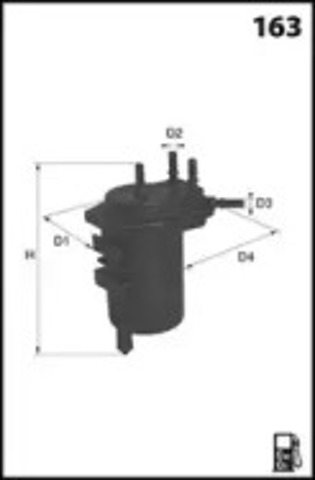 Filtr paliwa ELG5299 MECAFILTER