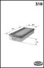 Filtr powietrza ELP9319 MECAFILTER