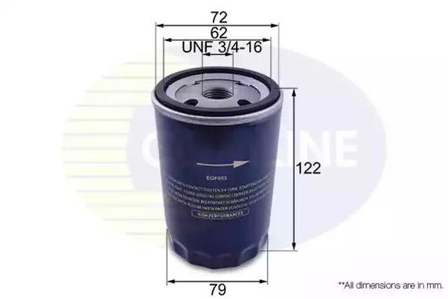 Filtr oleju EOF053 COMLINE