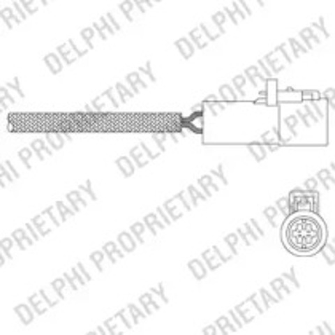 Sonda lambda czujnik tlenu przed katalizatorem ES2034912B1 DELPHI