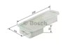 Filtr powietrza F026400353 BOSCH