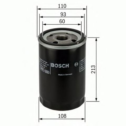 Filtr oleju F026407049 BOSCH