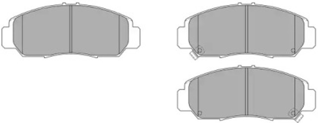 Klocki hamulcowe przednie tarczowe FBP1313 FREMAX