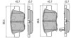 Okładziny (klocki) do hamulców tarczowych tylne FBP1376 FREMAX