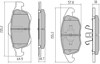 Klocki hamulcowe przednie tarczowe FBP1577 FREMAX