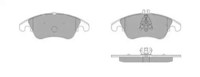 Klocki hamulcowe przednie tarczowe FBP1652 FREMAX