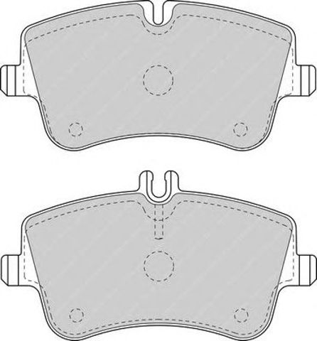 Klocki hamulcowe przednie tarczowe FDB1428 FERODO