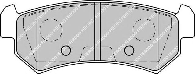 Okładziny (klocki) do hamulców tarczowych tylne FDB1889 FERODO