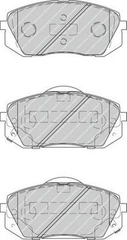 Klocki hamulcowe przednie tarczowe FDB4194 FERODO