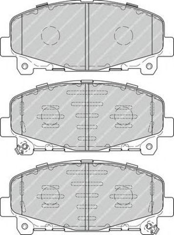 Klocki hamulcowe przednie tarczowe FDB4270 FERODO