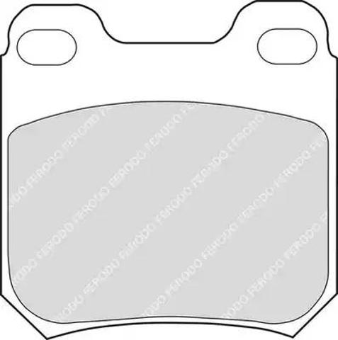 Okładziny (klocki) do hamulców tarczowych tylne FDB525 FERODO