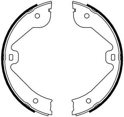 Klocki hamulca ręcznego FSB4000 FERODO
