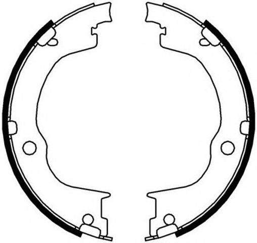 Klocki hamulca ręcznego FSB4006 FERODO