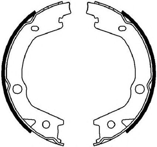 Klocki hamulca ręcznego FSB4021 FERODO