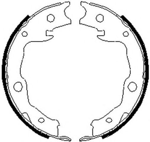Klocki hamulca ręcznego FSB4035 FERODO