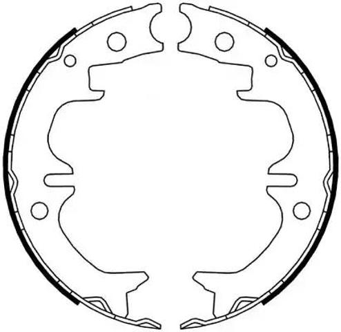 Klocki hamulca ręcznego FSB4069 FERODO