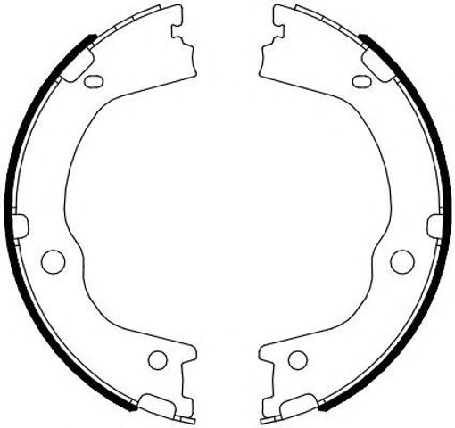Klocki hamulca ręcznego FSB4089 FERODO