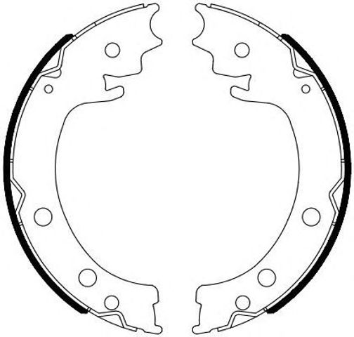 Klocki hamulca ręcznego FSB4116 FERODO
