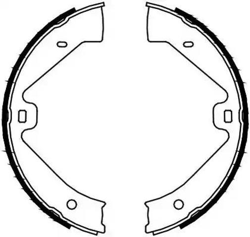 Klocki hamulca ręcznego FSB4129 FERODO