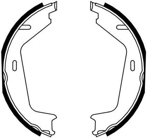 Klocki hamulca ręcznego FSB4130 FERODO