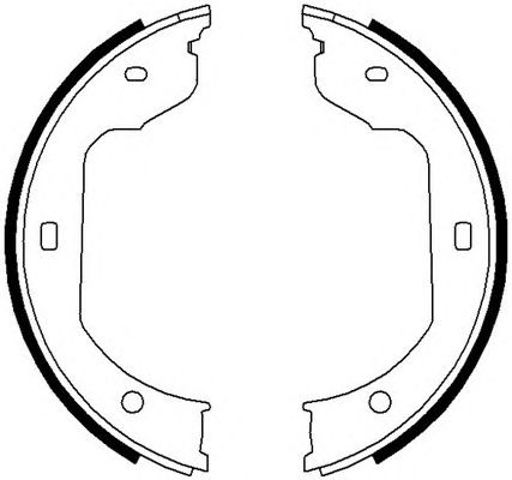 Klocki hamulca ręcznego FSB668 FERODO