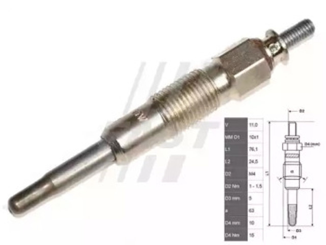 Świeca żarowa FT82705 FAST