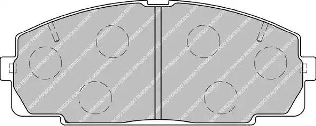 Klocki hamulcowe przednie tarczowe FVR1884 FERODO