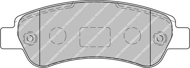 Okładziny (klocki) do hamulców tarczowych tylne FVR1927 FERODO