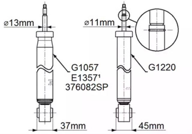 Amortyzator tylny G1220 MONROE