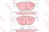 Klocki hamulcowe przednie tarczowe GDB1285 TRW