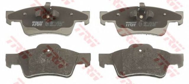 Okładziny (klocki) do hamulców tarczowych tylne GDB1643 TRW