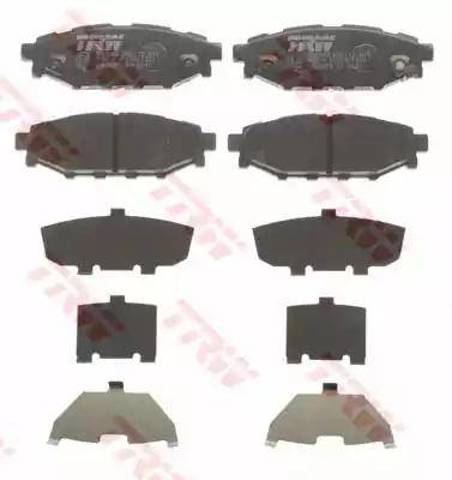 Okładziny (klocki) do hamulców tarczowych tylne GDB3373 TRW