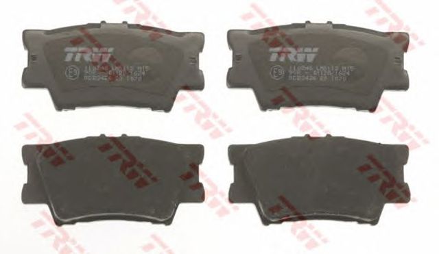 Okładziny (klocki) do hamulców tarczowych tylne GDB3426 TRW