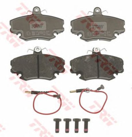 Klocki hamulcowe przednie tarczowe GDB400 TRW