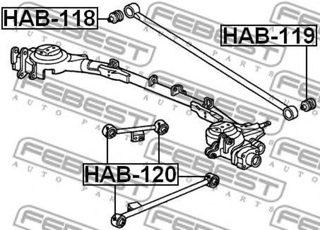 Silentblok wahacza Honda HR-V
