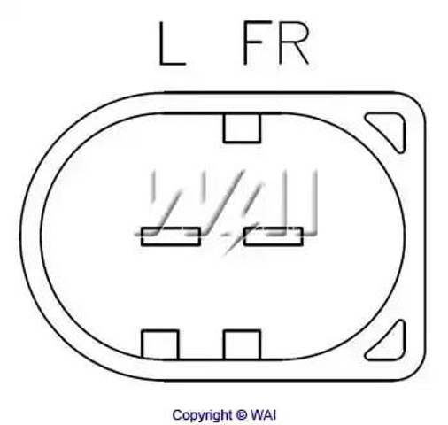 Regulator alternatora (przekaźnik ładowania) IB5356 WAI