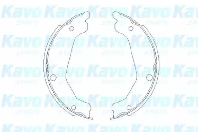 Klocki hamulca ręcznego KBS4408 KAVO PARTS