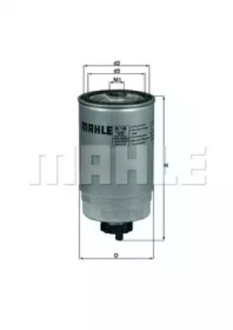 Filtr paliwa KC140 MAHLE
