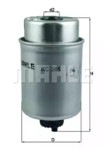 Filtr paliwa KC381 MAHLE