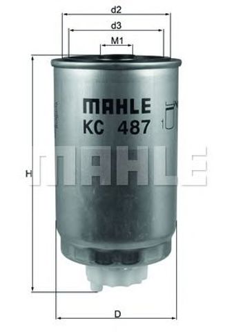 Filtr paliwa KC487 MAHLE