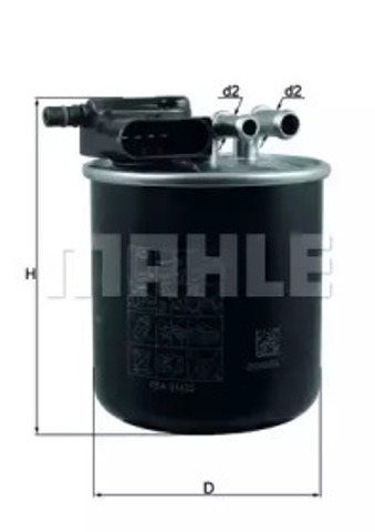 Filtr paliwa KL949 MAHLE