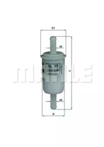 Filtr paliwa KL97OF MAHLE