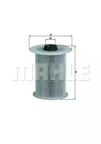 Filtr paliwa KX183D MAHLE