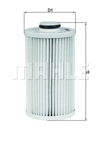 Filtr paliwa KX344D MAHLE