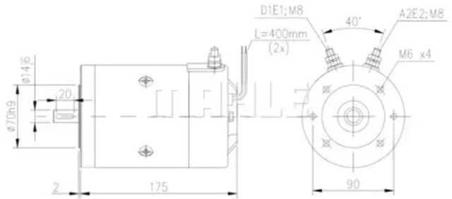 Filtr paliwa KX69 MAHLE