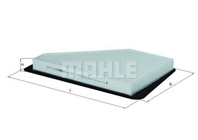 Filtr kabiny LA287 MAHLE