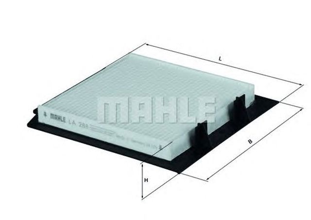 Filtr kabiny LA288 MAHLE