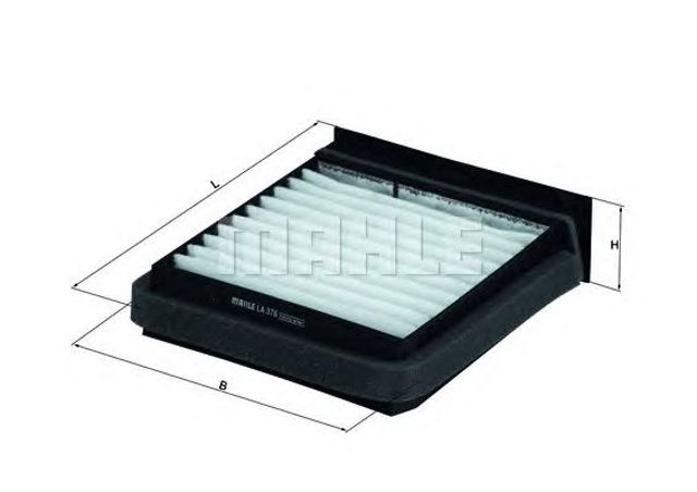 Filtr kabiny LA376 MAHLE