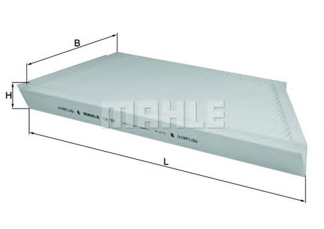 Filtr kabiny LA57 MAHLE