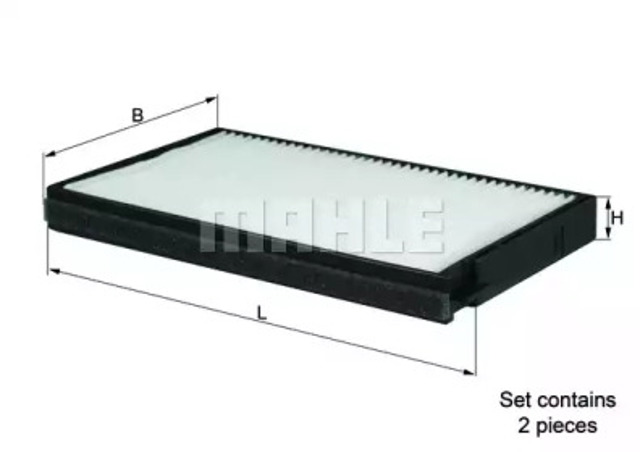 Filtr kabiny LA634S MAHLE